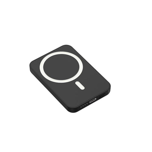 Magnetic Power Bank, Wireless Portable Charger Magsafe 15W Fast Charging, Only Compatible with Mobile Phone Battery Packs with Wireless Charging Function, Compact Electronic Accessories Rechargeable White/Pink/Black