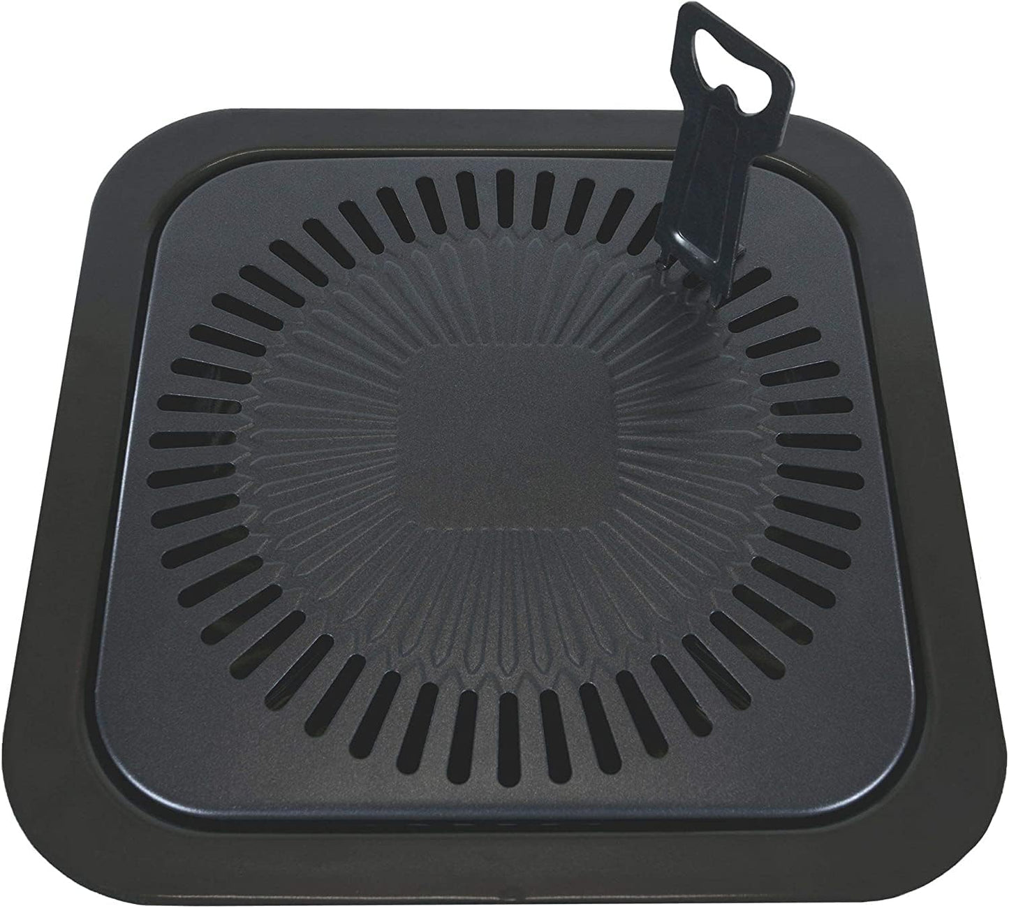 Portable Conversion Grill for Multi-Fuel and Portable Cooktops, Black, 12 X 12 X 3