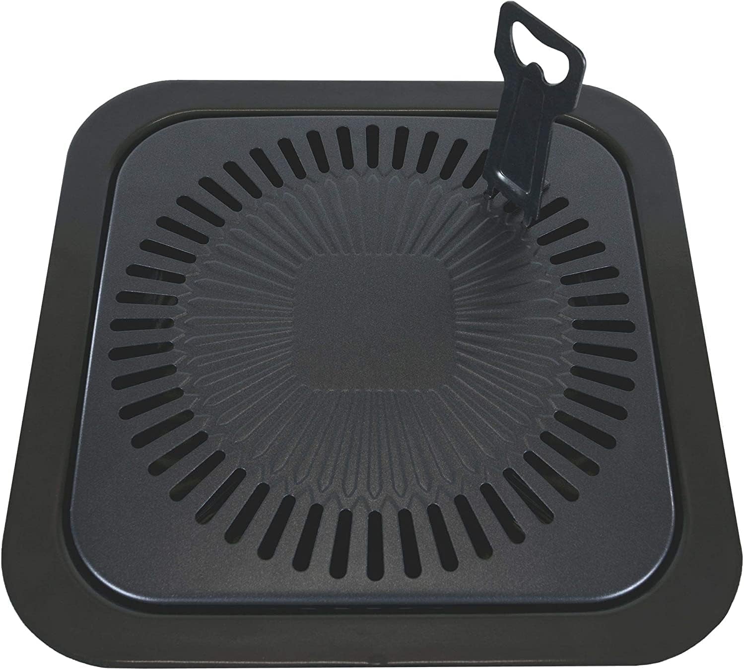 Portable Conversion Grill for Multi-Fuel and Portable Cooktops, Black, 12 X 12 X 3