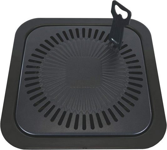 Portable Conversion Grill for Multi-Fuel and Portable Cooktops, Black, 12 X 12 X 3