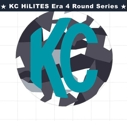 KC HiLITES Era 4 ROUND Series Light Cover Overlays - Universal