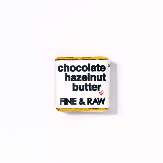 Fine and Raw Chocolate Hazelnut Butter Chunky Bars- 20 Bars x 1oz case