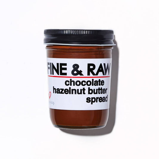 Fine and Raw Hazelnut Spread, Organic, Fair Trade - 12 Jars x 8oz case