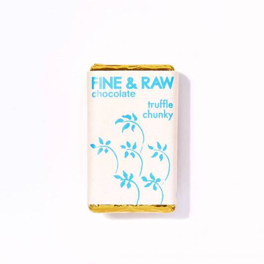 Fine and Raw Truffle Chunky Chocolate Bars, Organic - 10 Bars x 1.5oz case
