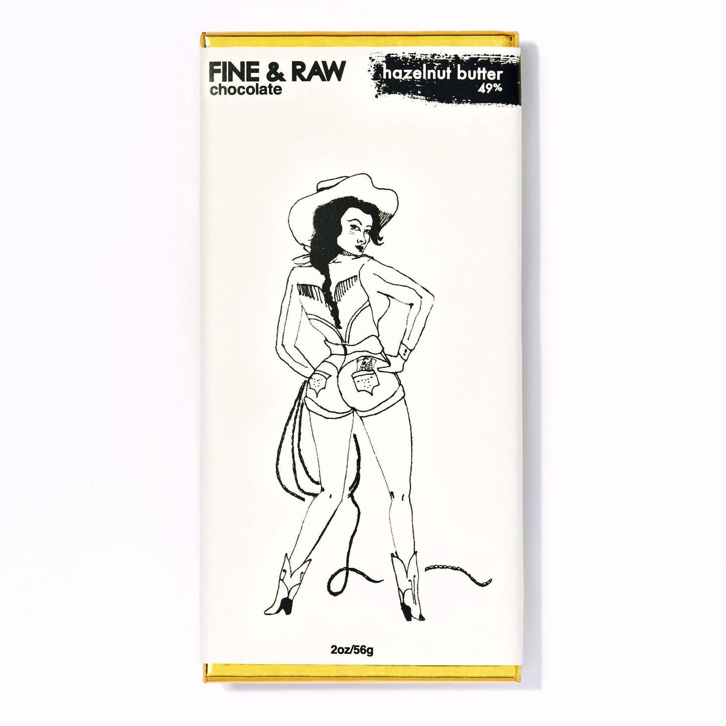 Fine & Raw Hazelnut Butter Chocolate Bar - 10 bars x 2oz case