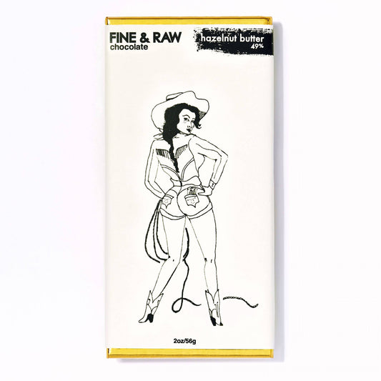 Fine & Raw Hazelnut Butter Chocolate Bar - 10 bars x 2oz case