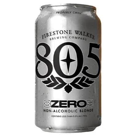 Firestone Walker Brewing Co. - '8ZERO5' Non-Alcoholic Blonde (12OZ)