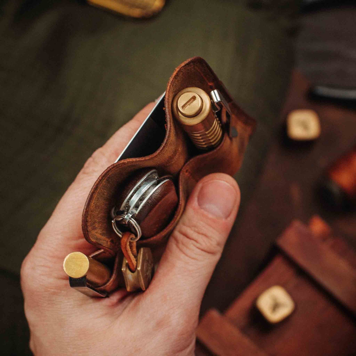 EDC Pocket Organizer - First Mate | Leather Pocket Carrier