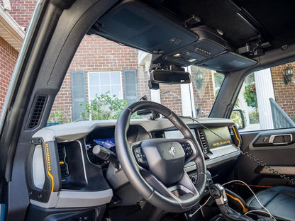 American Flag Sun Visor Warning Overlays - 2024+ Land Cruiser