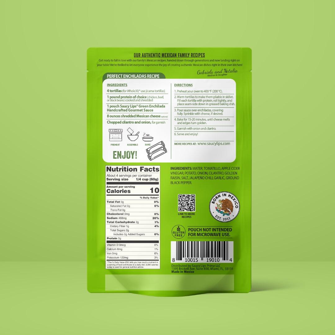 The Saucy Lips Five-Flavor Variety Pack