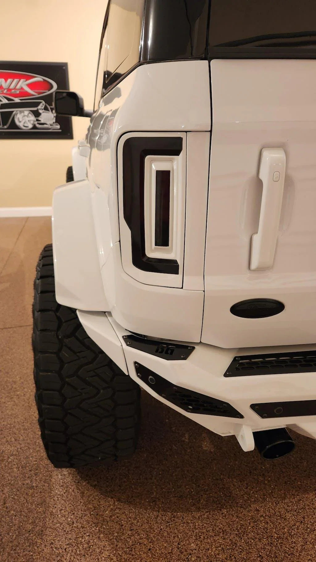 Flush Mount Tail Light Overlays - 2021+ Bronco (w/ Oracle Tails)