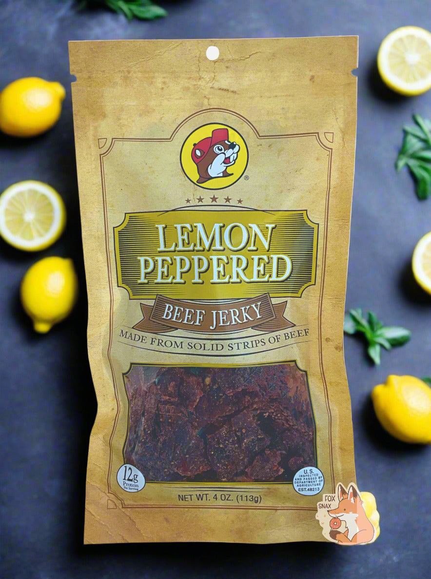 Buc-ee's Lemon Peppered Beef Jerky