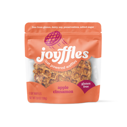 Joyffles apple cinnamon (sweet and savory) Waffles - 2-piece Pack