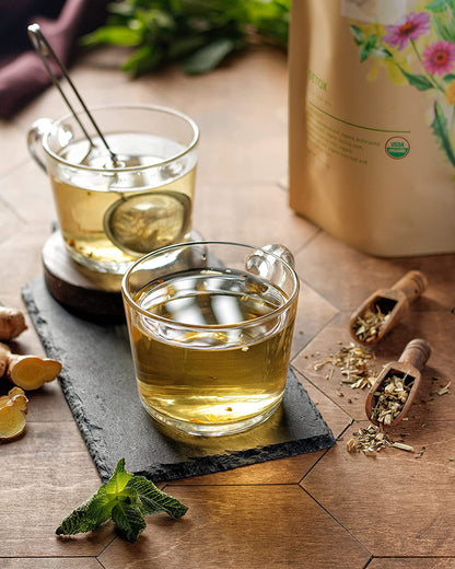 Detox Loose Leaf Herbal Tea, USDA Organic, Kosher, Caffeine-Free - 4 oz (114g)