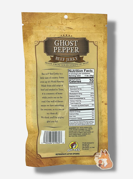 Buc-ee's Ghost Pepper Beef Jerky