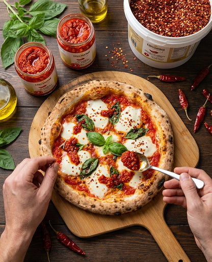 L'Oro Del Sud, Dry Calabrian Chili Red Pepper Flakes, 2.2 lb (1 kg)