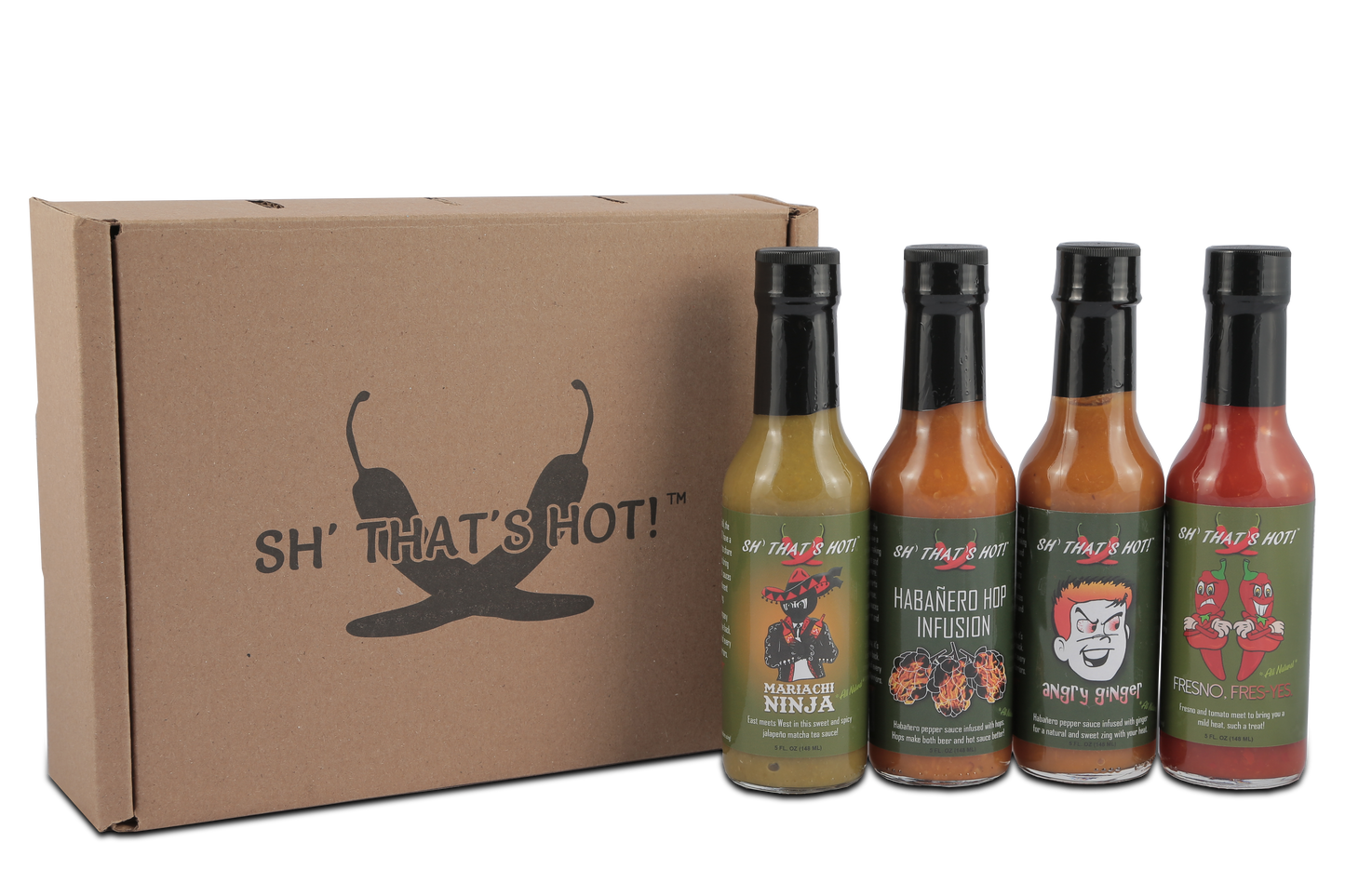 4-pack Hot Sauce Mix & Match