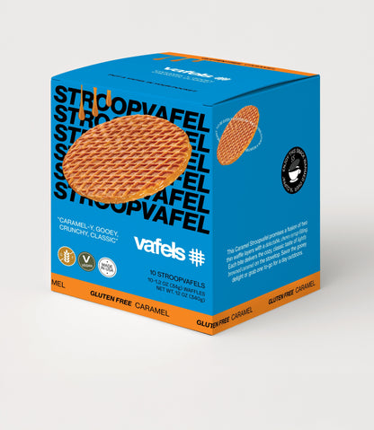 Gluten-Free Caramel Stroopvafels - Box of 10