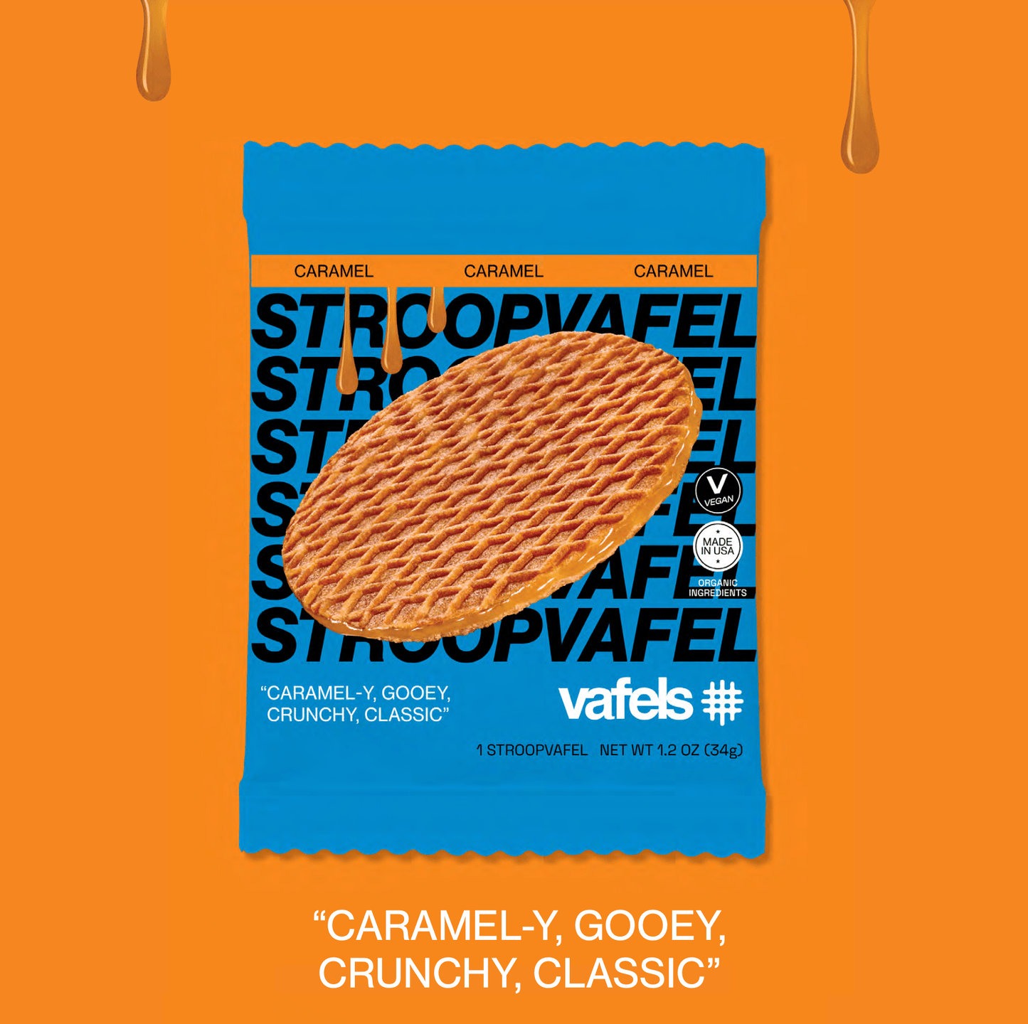 Gluten-Free Caramel Stroopvafels - Box of 10
