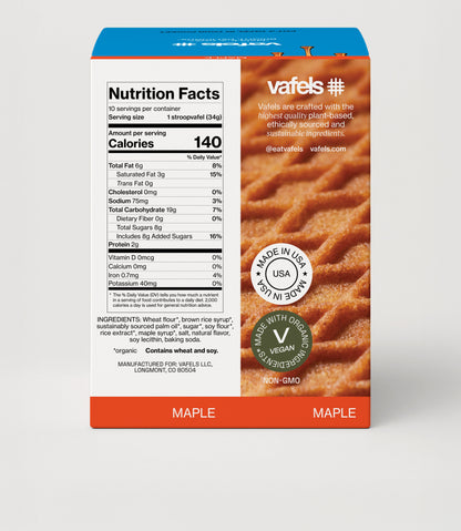 Gluten-Free Maple Stroopvafels - Box of 10