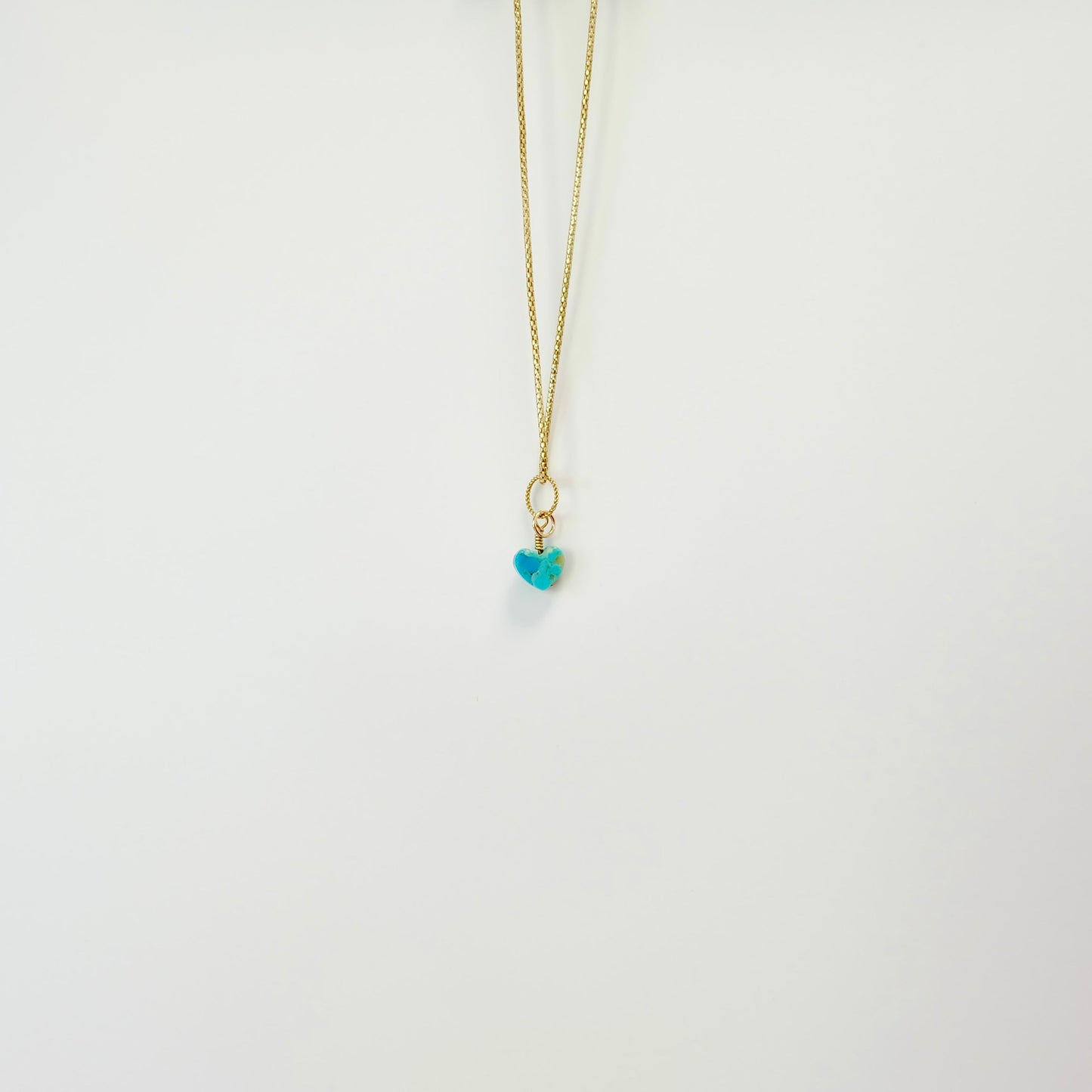 Turquoise Heart Charm