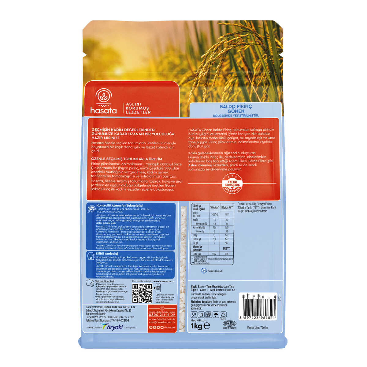 Hasata Rice Baldo 1Kg