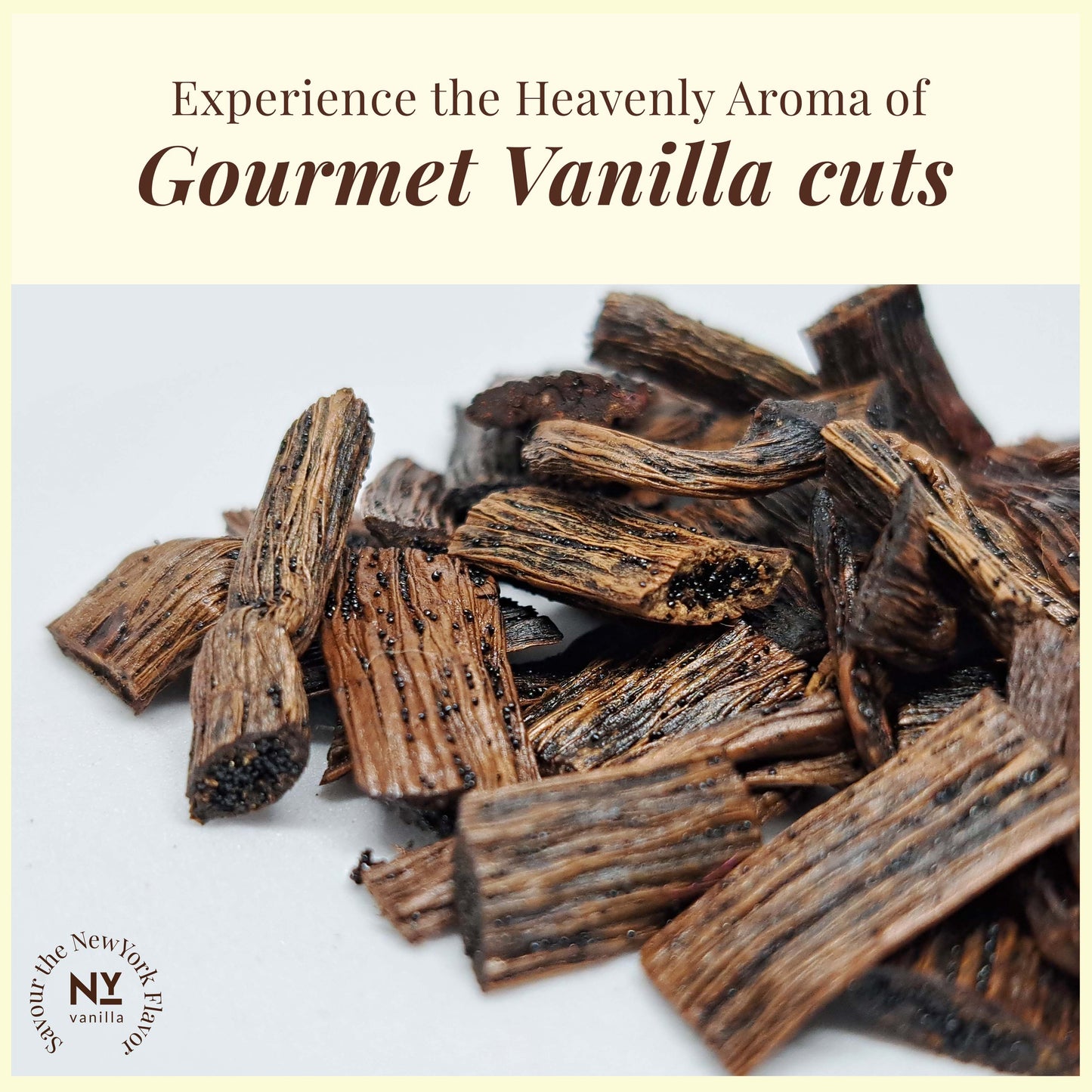 Vanilla Bean Cuts Grade B 1lb for Extract & Baking