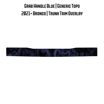 Topo Trunk Trim Overlay / Protector - 2021+ Bronco