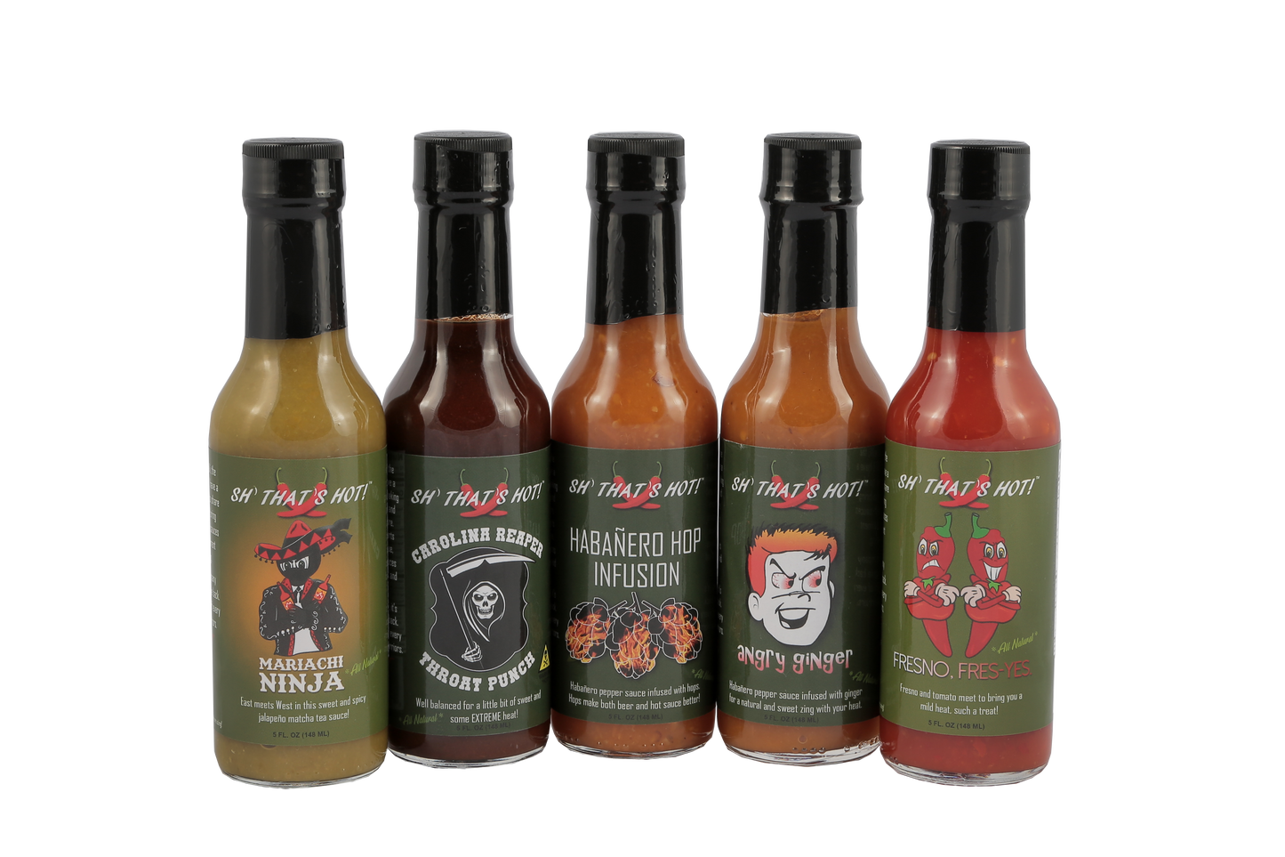 4-pack Hot Sauce Mix & Match by SH' THAT'S HOT!
