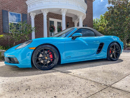 "GTS" Door Vinyl Logo Emblems for Porsche Vehicles (Boxter, Cayman, 911, Macan, Cayenne, Panamera)