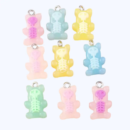 Gummy Bear Skeleton–USB-C Dust Plug Charm for Kindle, Phones, and Tablets