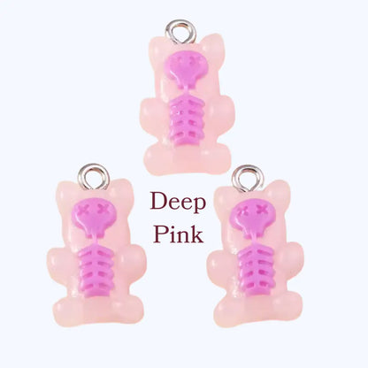 Gummy Bear Skeleton–USB-C Dust Plug Charm for Kindle, Phones, and Tablets