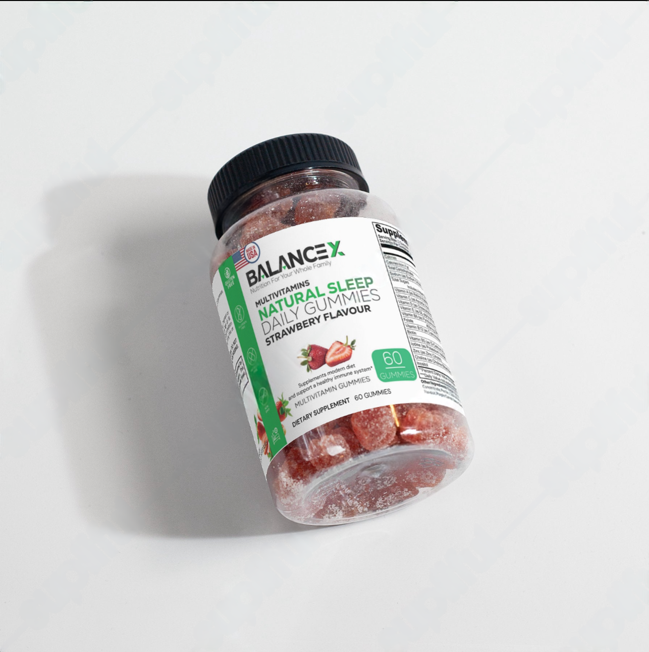 Multivitamin Natural Sleep VitaBears Daily Gummies (Strawberry Flavour) - Clearance Sale