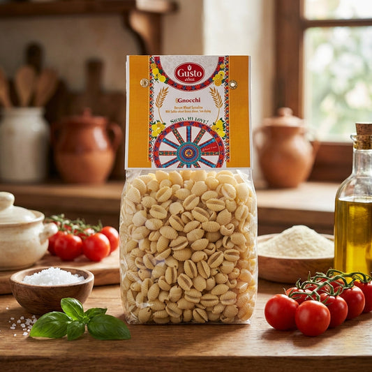 GUSTO ETNA, Gnocchette Shell Pasta - Sardinian Shell (500g)