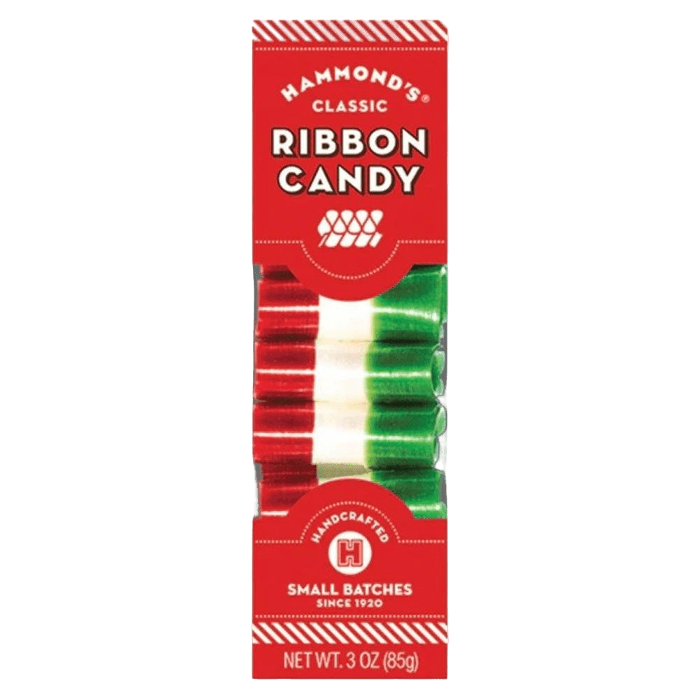 Hammond's Candies - 'Cherry' Ribbon Candy (3OZ)