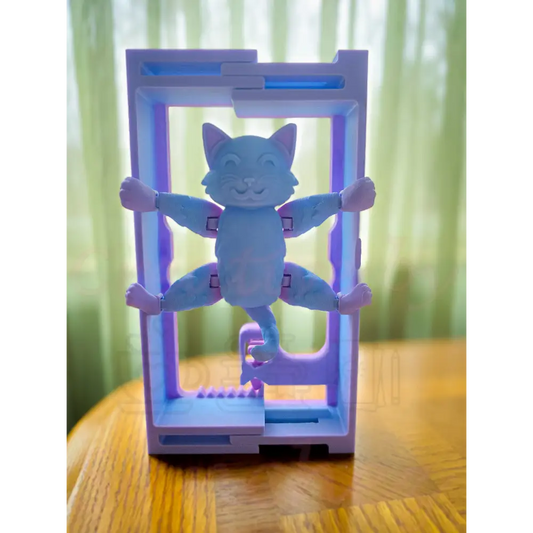 Hanging Cat: Adjustable Book Nook