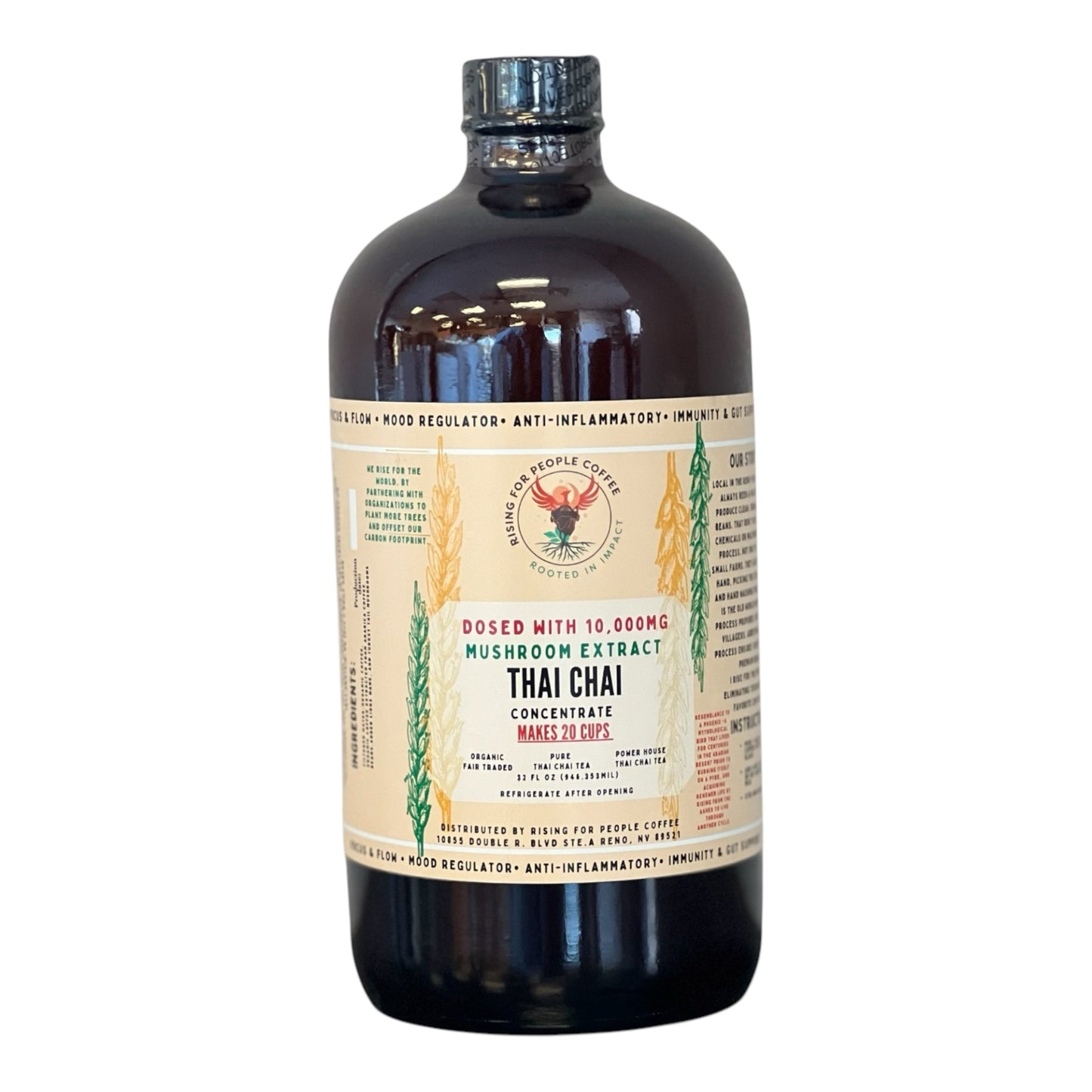 Happy Mushroom Thai Chai Tea Concentrate