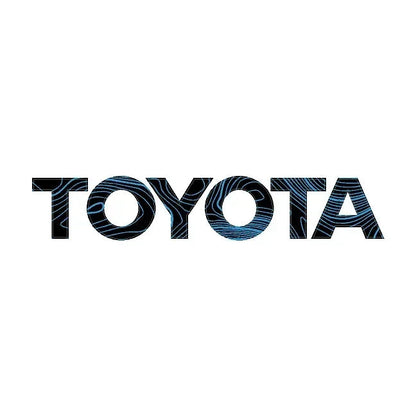 "TOYOTA" Topo Front Grille Emblem Kit - 2024+ Land Cruiser  / 07-14 FJ Cruiser