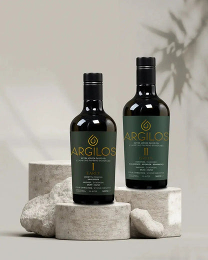 ARGILOS Early Harvest Greek Extra Virgin Olive Oil Bundle