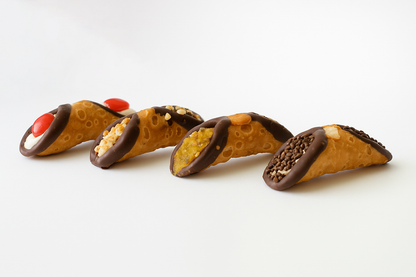 Andy Anand Chocolate Cannoli Italian Sicilian Creamy Dessert 4 Flavors (8 Pcs)