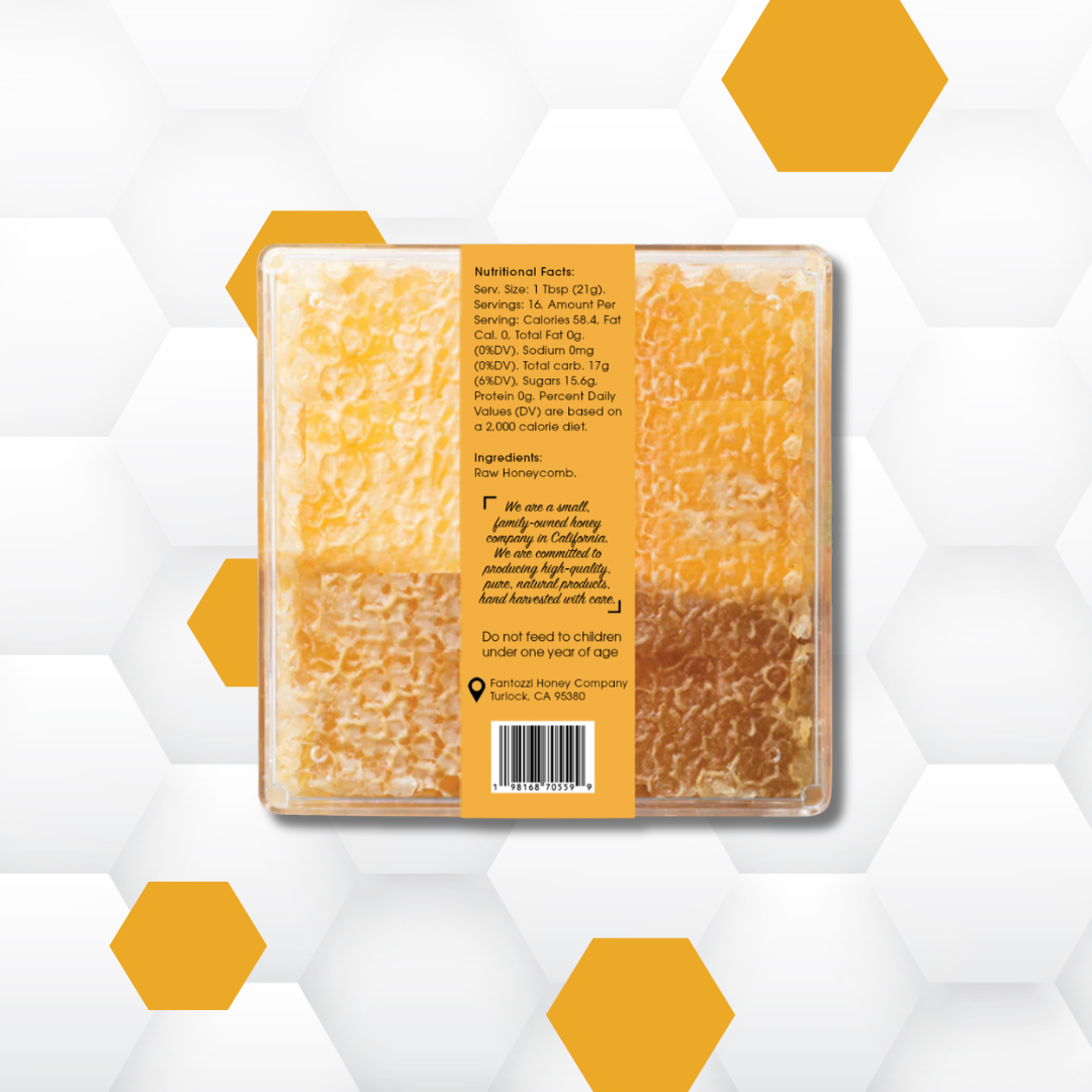 12.3 oz Raw Honeycomb