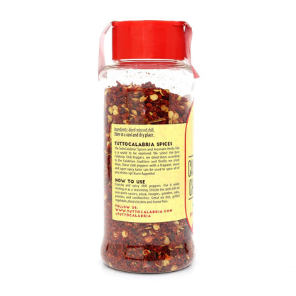 TuttoCalabria Dried Calabrian Chili Flakes Shaker, 2.11 oz