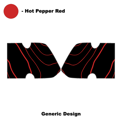 Interior Door Cup Protector Kit - 2021+ Bronco