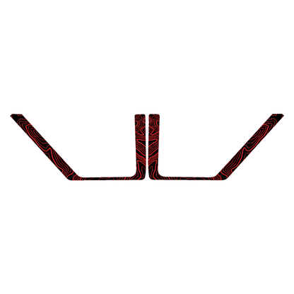 Topo Rear Door Net Trim Overlay Kit (Printed Series) - 2021+ Bronco