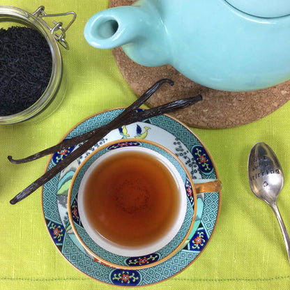 Plum Deluxe Tea Housewarming Blend Black Tea (Vanilla Creme Brulee)
