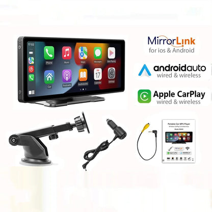 Style Loft Collection AutoStyle AudioSync 10 Inch Touchscreen Carplay and Dash Cam System