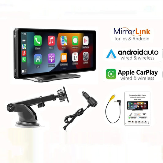 Style Loft Collection AutoStyle AudioSync 10 Inch Touchscreen Carplay and Dash Cam System