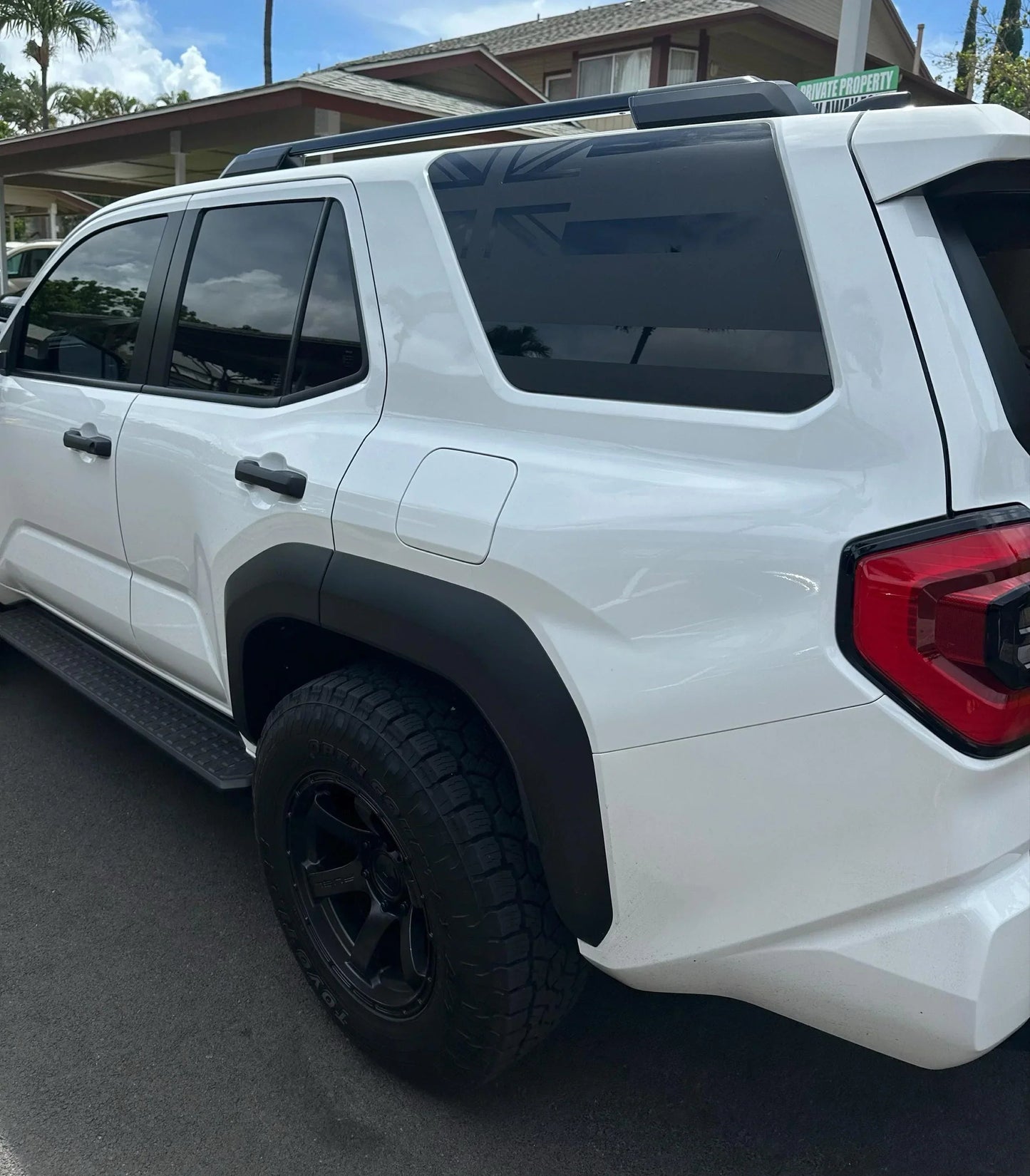 American Flag Rear Window Overlays - 2021+ Bronco 4 Door