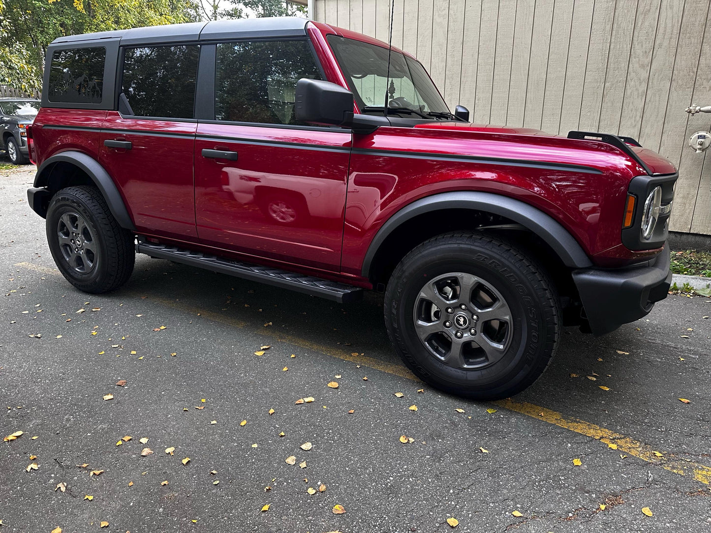 Solid Color Upper Door Spear Stripe Kit - 2021+ Bronco 4 Door (non-Raptor)