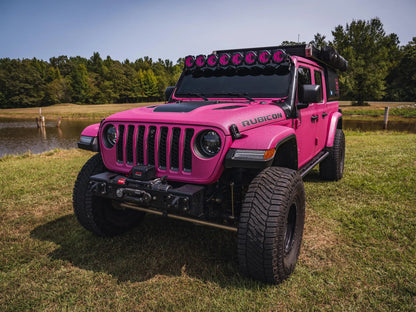 KC HiLITES Pro6 / Titan Gravity Light Cover Topo Overlays (Pair) - Universal